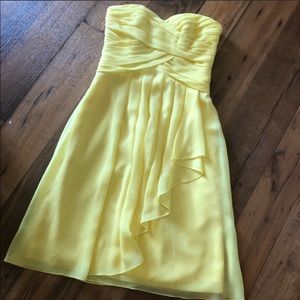 Strapless Chiffon Dress